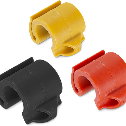 Cal Coast Cali Clip Drop Shot Weight and Hook Holder — Molded Plastic Keeper to Prevent Line Snagging Includes a Fishing That can Hold Lures 3 Sizes (Multicolor) -