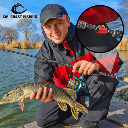 Cal Coast Cali Clip Drop Shot Weight and Hook Holder — Molded Plastic Keeper to Prevent Line Snagging Includes a Fishing That can Hold Lures 3 Sizes (Multicolor) -