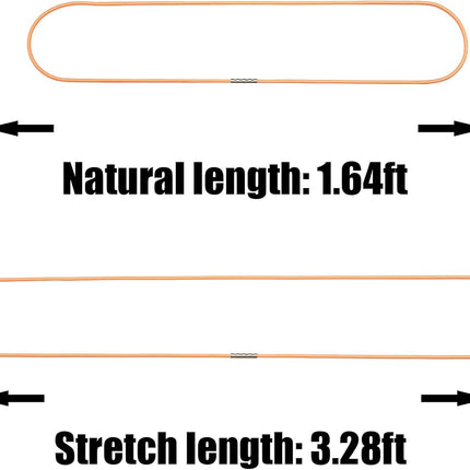 12 Trash Can Rubber Bands 13-30 Gallon Garbage Cans, 3.28 ft, Colorful Large for Home Kitchen Office Indoor and Outdoor Party -