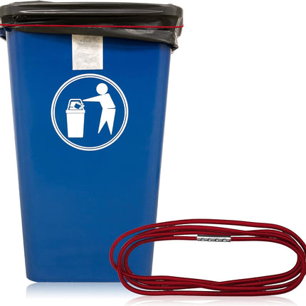 12 Trash Can Rubber Bands 13-30 Gallon Garbage Cans, 3.28 ft, Colorful Large for Home Kitchen Office Indoor and Outdoor Party -