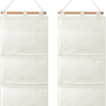 2 Pcs Fish Extenders Cruise Gift Hanger with 3 Pockets 2026 Fe Hanging Cabin Door Organizer Line for Travel Essentials Exchanges and Pixie Dust(White) White -