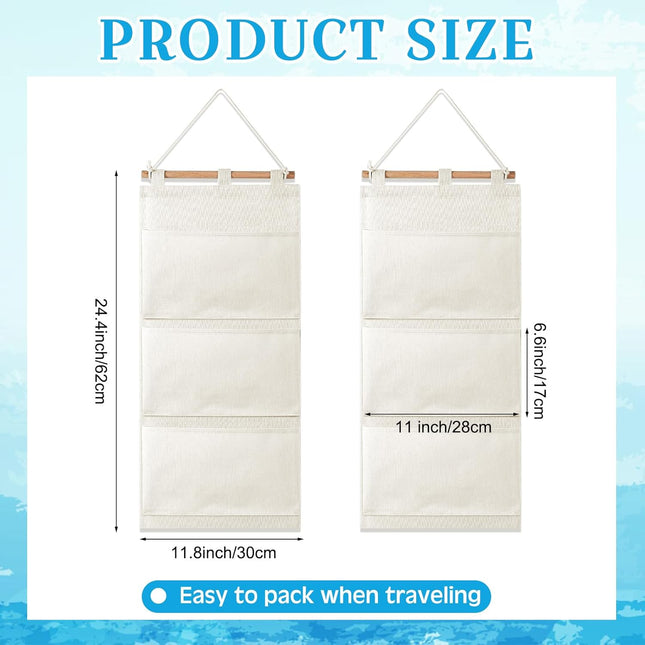 2 Pcs Fish Extenders Cruise Gift Hanger with 3 Pockets 2026 Fe Hanging Cabin Door