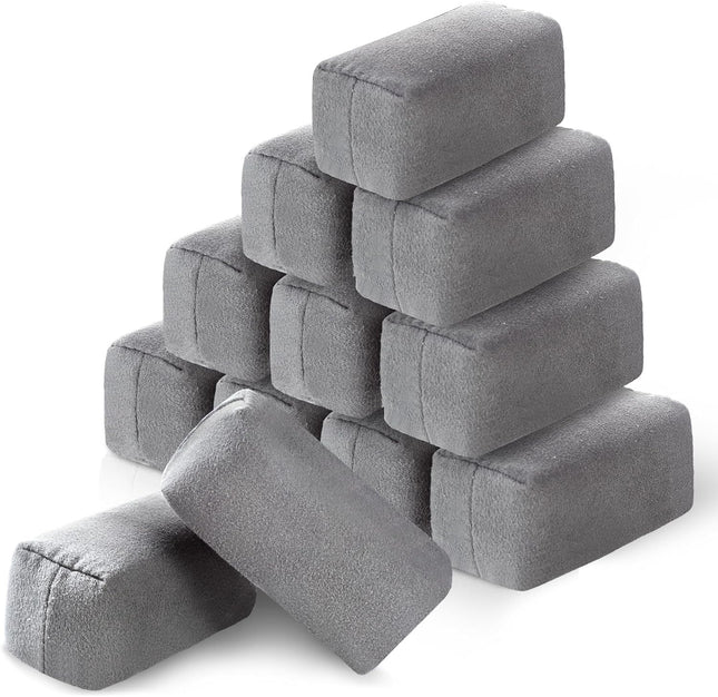 12 Pack Microfiber Applicator Pads Suede Car Detailing Sponge Ceramic Coating for Cars Graphene Metal
