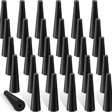 60 Pcs Pool Solar Panels Repair Plugs Heater Kit for Swimming Panels, Black (0.250) - 0.250" Diameter