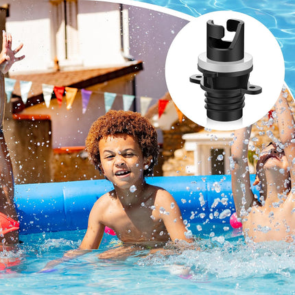 4 Pcs Inflatable Kayak Pump Adapter Compatible with Halkey Roberts Valve Paddle Board Air Hose Replacement Accessories for Boat Bed -