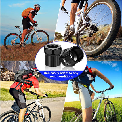 6 Pcs Bike Freewheel Remover Mountain Cassette Removal Tool Black Lockring for Repairing -