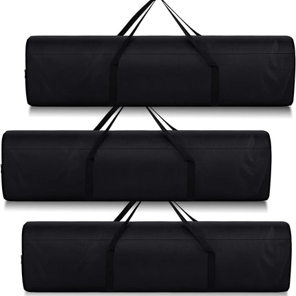 3 Pack 43.31 Inches Replacement Bag for Folding Camping Chair Large Beach Carry Oxford Fabric with Handles Travel Tent Storage Outdoor Carrying Sports Gear Black -