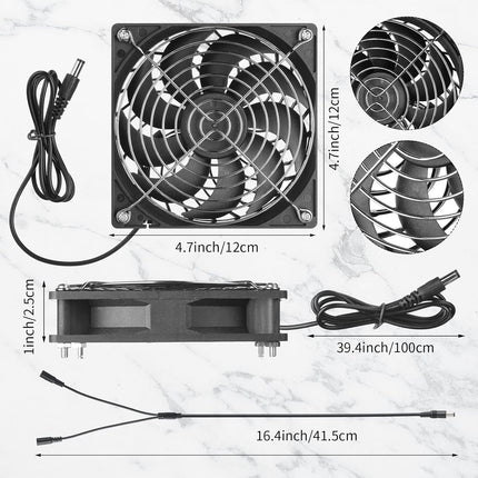 Solar Powered Fan Panel Dual Fans Kit 10w 12v Exhaust Outdoor Waterproof for Greenhouse Chicken Coop Pet House Sheds Window(1 Set) -