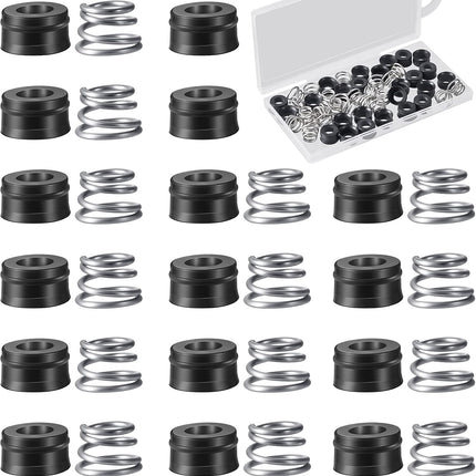 36 Pairs RP4993 Replacement Seats and Springs Faucet Repair Kit Rp4993 Compatible with Rod Replacement, Black -