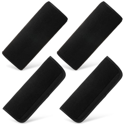 4 Pcs Baby Car Seat Belt Covers Soft Straps Shoulder Pads for Kid Infant Stroller Strap Safety Cushion Boy and Girl(Black,10.63 x 4.33 Inch) Black 10.63 Inch