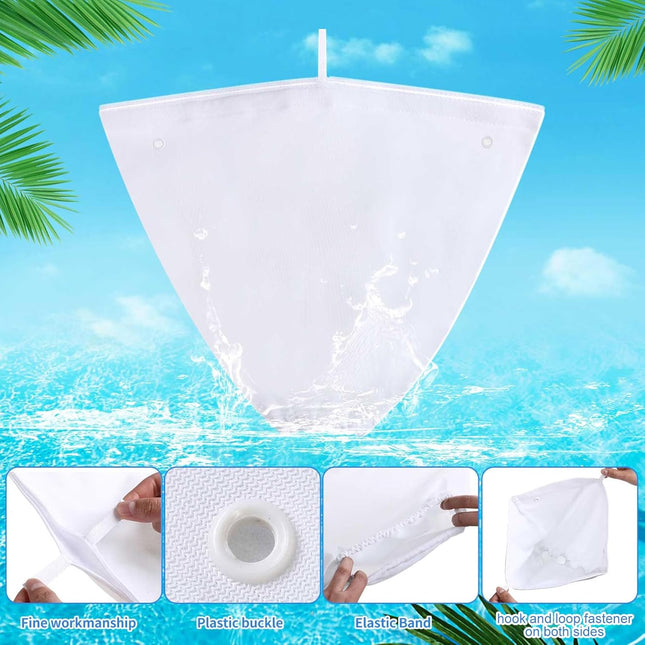 4 Pcs Pool Cleaner Fine Filter Bag Spa Part Replacement Compatible with Aquabot Products 8114 – product detail