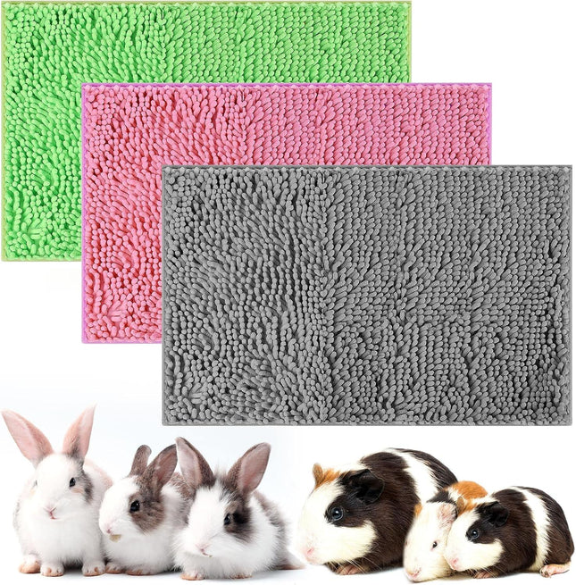 3 Pcs Guinea Pig Bedding Reusable Small Animal Bed Fleece Pee Pad Absorbency Washable Pet
