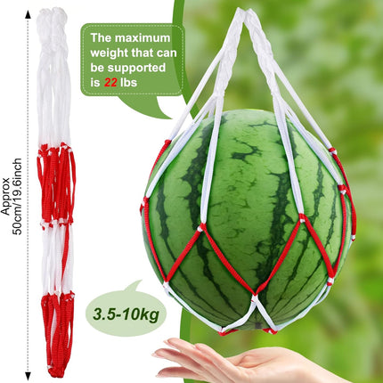 50 Pack Melon Hammocks Cradles Watermelon Nets for Melons Hanging Bags Watermelon, Honeydew Melon, Cucumbers, Cantaloupe -