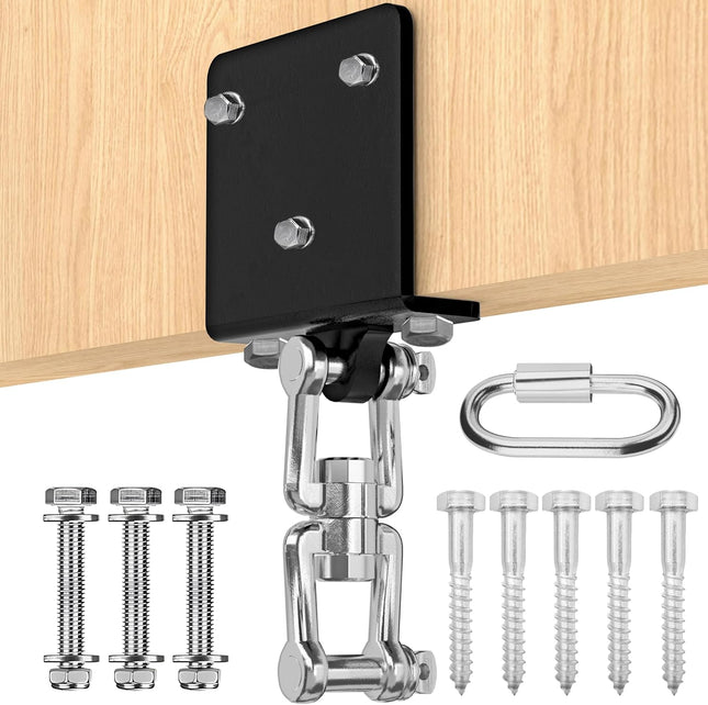Heavy Bag Hanger for Beam Mount 360 Degree Rotation Boxing Ceiling I-Beam Punching Hooks Fit Hanging Bags
