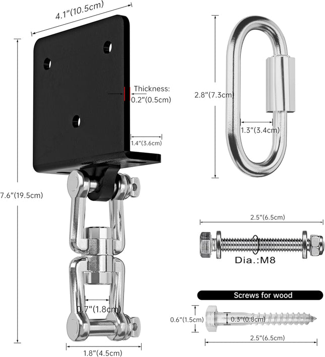 Heavy Bag Hanger for Beam Mount 360 Degree Rotation Boxing Ceiling I-Beam Punching Hooks Fit Hanging Bags – product detail