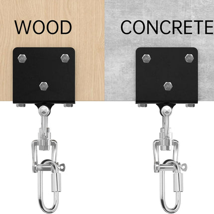 Heavy Bag Hanger for Beam Mount 360° Rotation Boxing Ceiling I-Beam Punching Hooks Fit Hanging Bags and Swings (700 LB Capacity) -