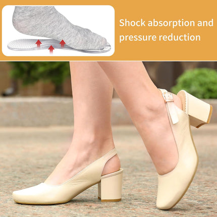 2 Pairs Gel Arch Support Cushion Insoles Adhesive Silicone Flip Flop Thong Inserts Invisible Slim Pain Relief Anti-Slip Shock Absorption Plantar Fasciitis Clear L
