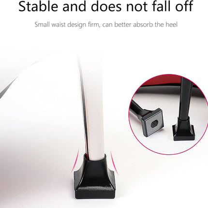 High Heel Protectors- Stoppers Repair Caps Covers for Walking on Grass and Uneven Road Cover Cups Perfect Wedding Outdoor Events (Square-black-10 Pairs) Square-black-10 Pairs -