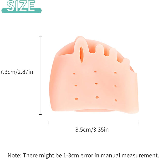 3 Pairs Metatarsal Gel Pads Ball of Foot Cushions Toe Separator Spacers Big Straighteners – product detail