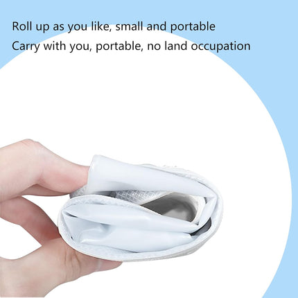 Rain Boot Waterproof Shoes Covers, Sand Control Non-Slip Shoe Cover Galoshes, PVC Rubber Sole Reusable Snow Boots Overshoes for Cycling Outdoor Camping Fishing Garden Travel (XXL, Transparent)