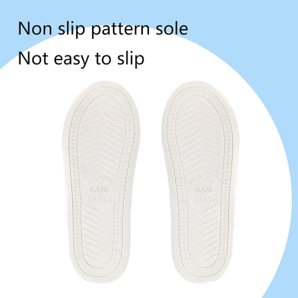 Rain Boot Waterproof Shoes Covers, Sand Control Non-Slip Shoe Cover Galoshes, PVC Rubber Sole Reusable Snow Boots Overshoes for Cycling Outdoor Camping Fishing Garden Travel (XXL, Transparent)