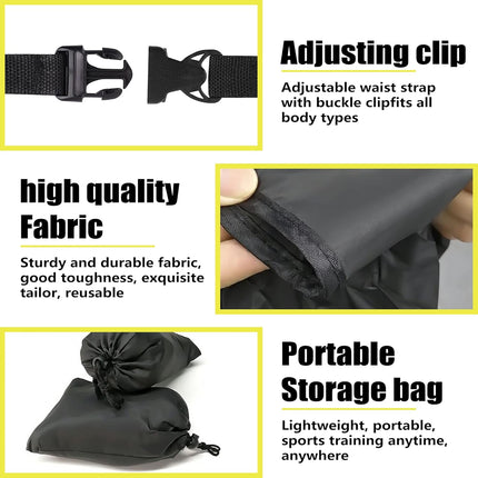 Running Parachute Speed Training 56 inch Resistance for Kids Youth and Adults Weight Bearing Fitness Core Strength 2 Umbrella -