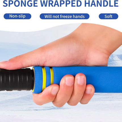 26.7" Snow Brush & Ice Scraper for Car Windshield, 2 in 1 with Squeegee, Detachable Removal Tool Comfortable Ergonomic Foam Grip Cars, Suvs, Trucks, RVs -