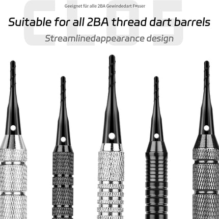 Darts Soft Tip,2BA Thread Tip Dart Point 200 Pack, Plastic Points, Sets, Accessory -