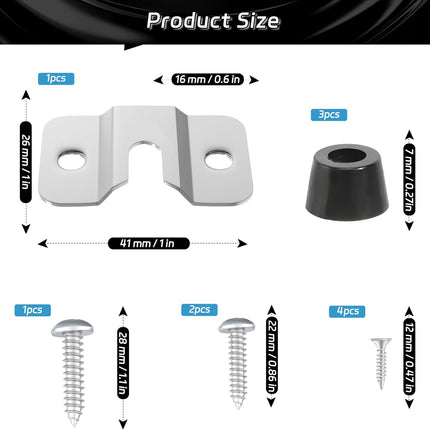 Dartboard Mounting Bracket,Dartboard Hanging Bracket for Steel Dart Games,Dart Accessories Kits (1 Set) 1 Set -