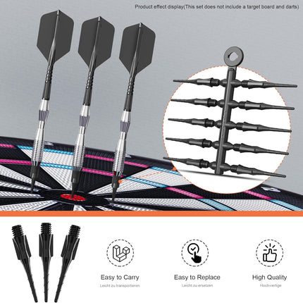 Fit Point Plus Tip | Soft Dart Points 2BA Thread Accessory 50 Count -