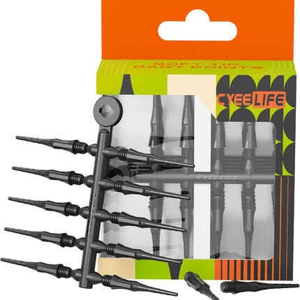 Fit Point Plus Tip | Soft Dart Points 2BA Thread Accessory 50 Count -