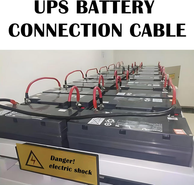 4 AWG Battery Cable 3FT Cables With 5/16 Ring Terminals for Solar RV Auto Marine Car Boat – product detail