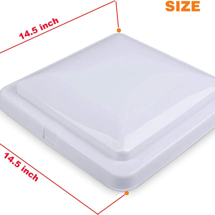 14" Rv Vent Covers for Roof,Rv Cover,Size:14" x 14",For Camper, Trailer, vent cover replacement (2) -