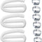 Pool Hoses for Above Ground Pools 1.25 x 59 Inch Filter Hose Compatible with Intex Pump 607 637 With 8 Metal Clamps (3 Pack) (3)