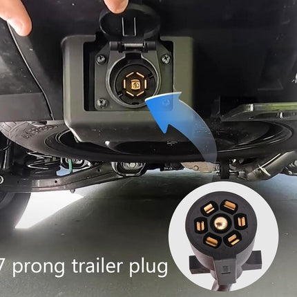 Trailer Wiring Harness,7 Pin Plug,7 Way Wire,6-Feet,Designed for RV Trailers, caravans, Food Vans and Other Towed Vehicles (6 FT) - 6 FT (No Box)