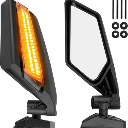 X3 Side Mirrors,360°Adjustable View Mirror,Compatible with 2017–2025 Can Am x3 Mirrors / Max RS DS Turbo RR,OEM# 715002898 (7305) -