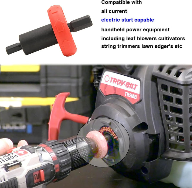 Electric Engine Drill Bit Adapter Compatible with All Start Capable Handheld Power Equipment Including – product detail