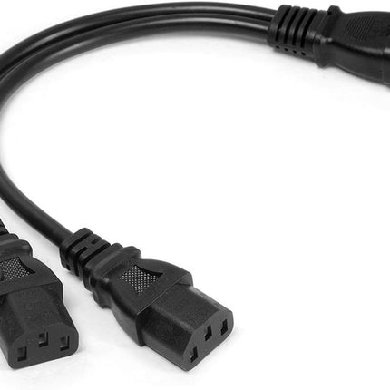UPS Server Y Splitter C14 to 2 x C13 Power Extension Cable
