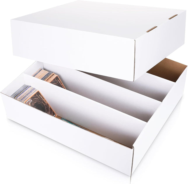 1 Pcs 3200 Count Sports Card Storage Boxes White Trading Box Collectible for Soccer Baseball Game