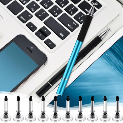 36 Pieces Stylus Pen Tips Replacement Only High Precision Replaceable Disc Tops Universal Round Shape Penpoint for Touch Screen Devices Daily Using Supplies -