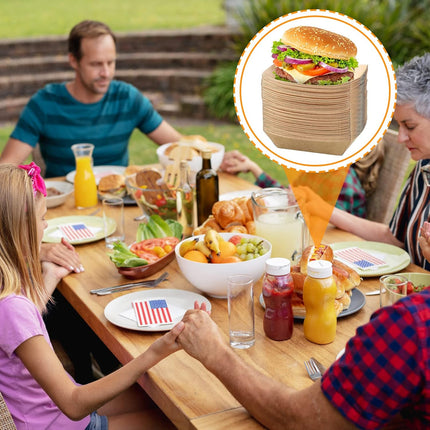 300 Pack 2 lb Paper Food Boats Trays, Heavy Duty, Oil Resistant Disposable Boat for Foods, Hot Dogs, Snacks Meals Leak Proof Kraft Serving Party Picnic Camping Wedding -
