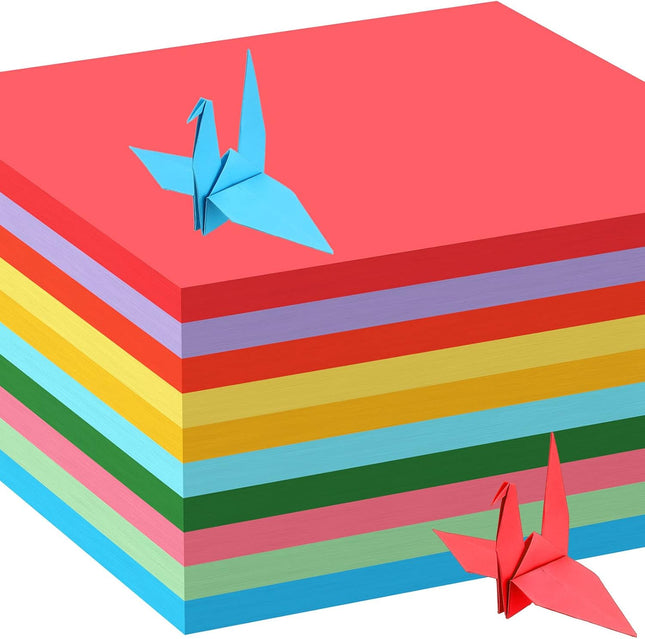 400 Sheets Colored Construction Paper A4 Size Craft Paper Bulk for Back to School Assorted