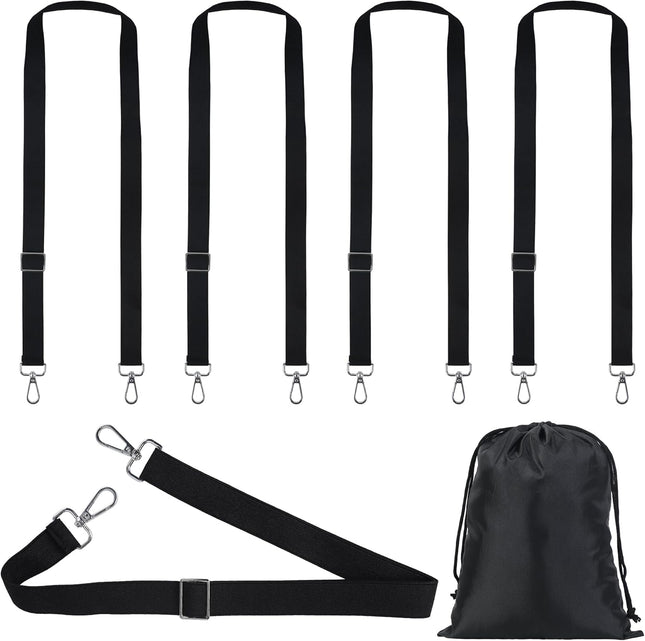 Horse Blanket Leg Straps Elastic Belly Replacement Straps with Metal Double Swivel Snaps 4 Pieces