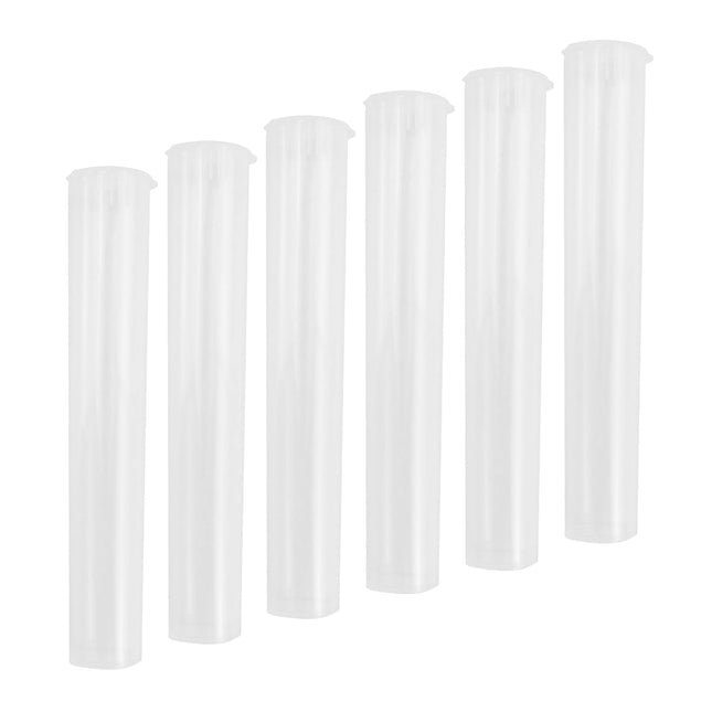 116mm 6pcs Waterproof Cigarette Storage Tubes Squeeze Bottles with Caps Airtight Sealing Plastic
