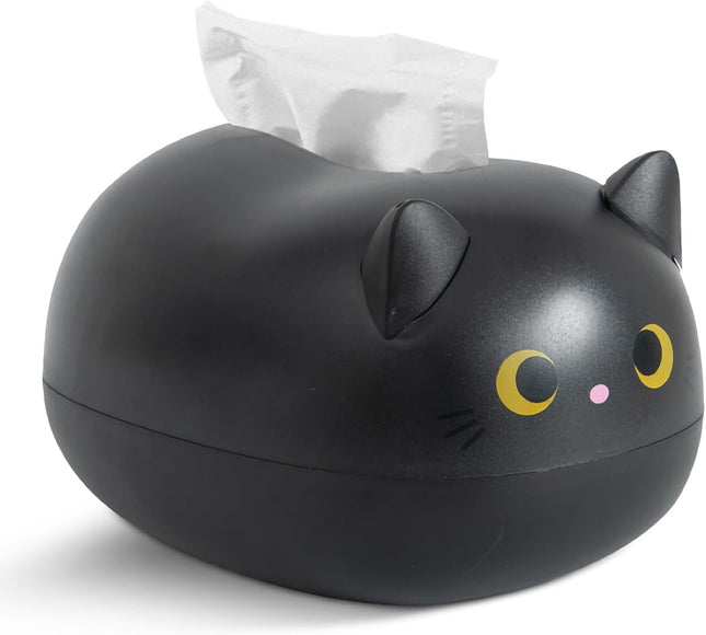 Cat Tissue Dispenser Cartoon Toilet Paper Holder Dispenser Box with 2 Toothpick for Car Home Bathroom