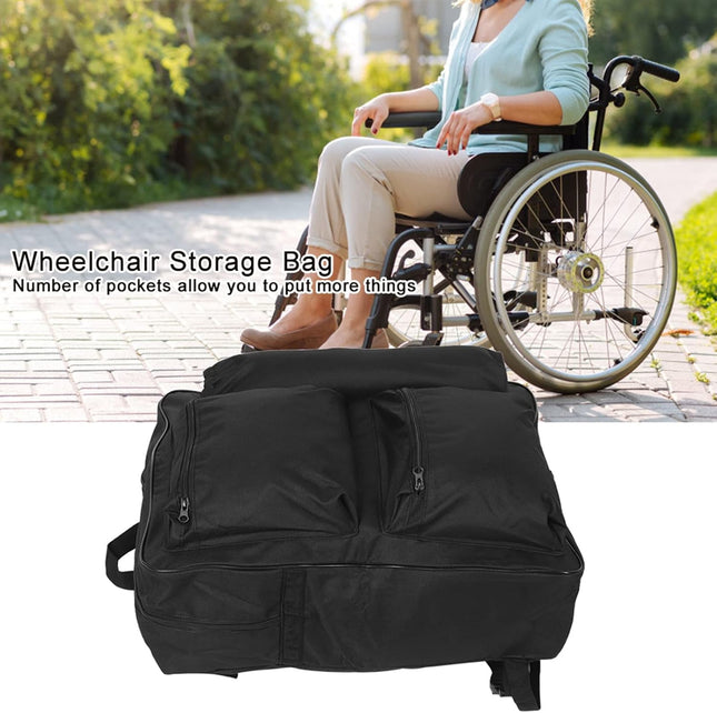 Wheelchair Backpack Bag Storage Pouch Portable Cart – product detail