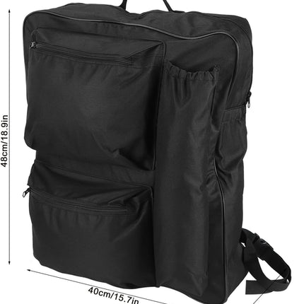Wheelchair Backpack, Bag Storage Pouch Portable Cart