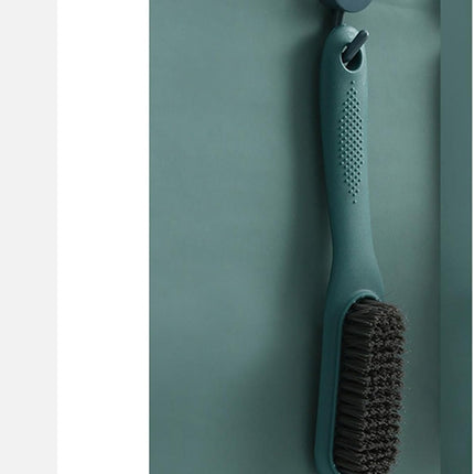 Shoe Brush, Cleaning Brush Nylon Long Handle Portable Washing Soft Bristle for Shoes Clothes