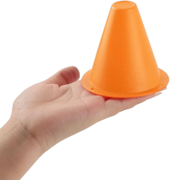 3 Inch Soccer Cones 10PCS Mini Sport Training Marker Bight Color Plastic Traffic Cones Equipment for