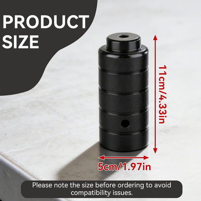 2PCS Steel Bike Pegs Anti Skid Lead Foot Bicycle Peg Mini Cycling Rear Stunt 1.97 x 4.33in for Mountain – product detail